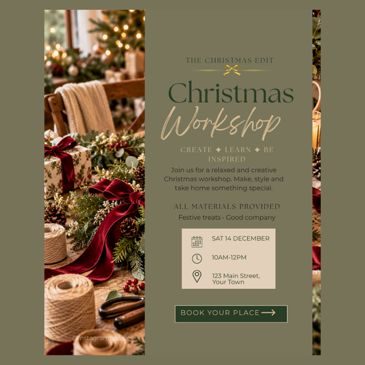 Christmas Marketing & Events Canva Templates | 8 Editable Templates