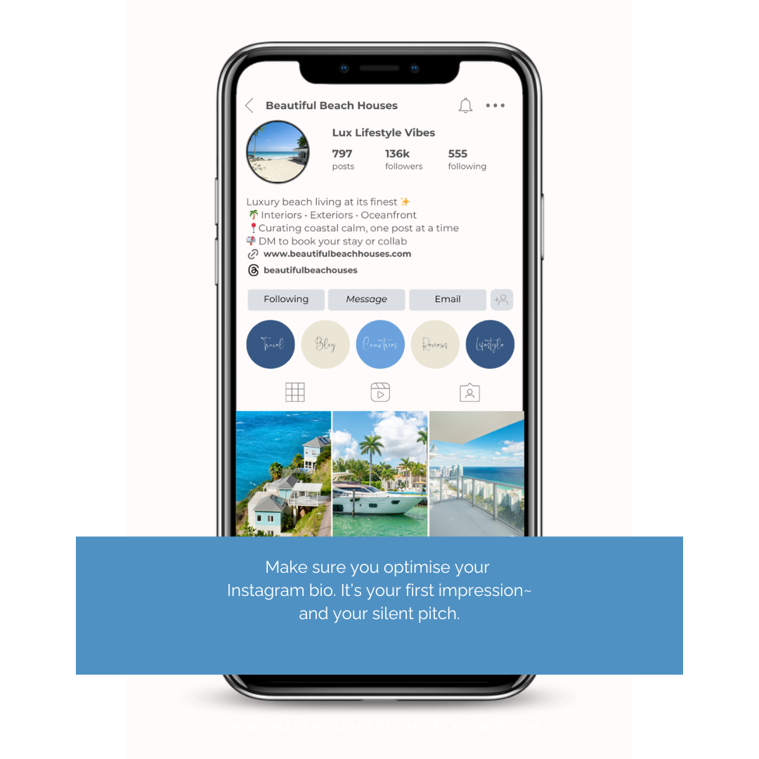 Instagram Bio Optimisation